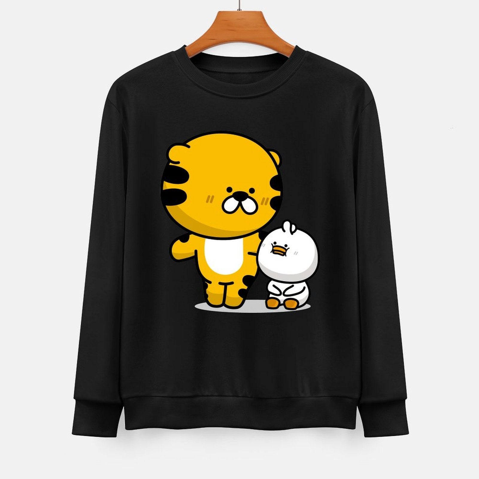 Front Patterned Long Sleeve TopVibrant Colors Street